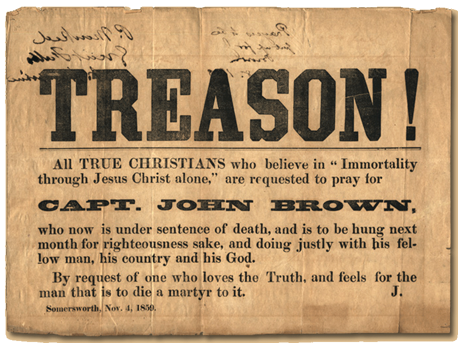 Treason Broadside (1859)